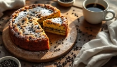Una opción de postre más saludable es el pastel de amapola austriaco sin gluten.