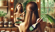 El cabello saludable comienza con un color natural sin químicos.