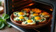 Obtén inspiración para una nueva receta de delicioso pan en huevo.