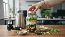 Pruebe las sopas instantáneas caseras en taza