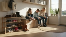 # Organize el zapatero para toda la familia de forma fácil y eficiente