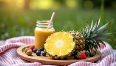 Domina el truco para pelar una piña como un profesional