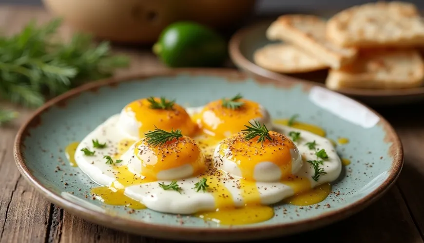 Los huevos turcos te encantarán con su exótica interpretación de un clásico desayuno.
