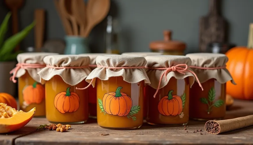 La mermelada de calabaza navideña es ideal para hornear y también como regalo.