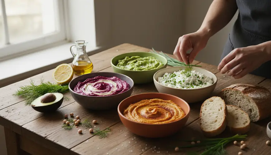 Pruebe las pastas caseras sin mayonesa
