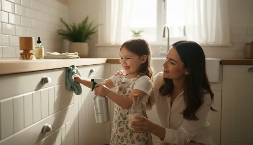# Zapojte děti do domácích prací hravě

## Involucre a los niños en las tareas del hogar de forma di