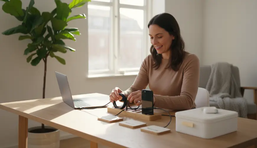 # Zkroťte všechny kabely a nabíječky v domácnosti

# Dome todos los cables y cargadores del hogar