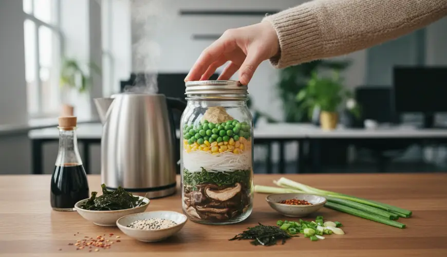 Pruebe las sopas instantáneas caseras en taza