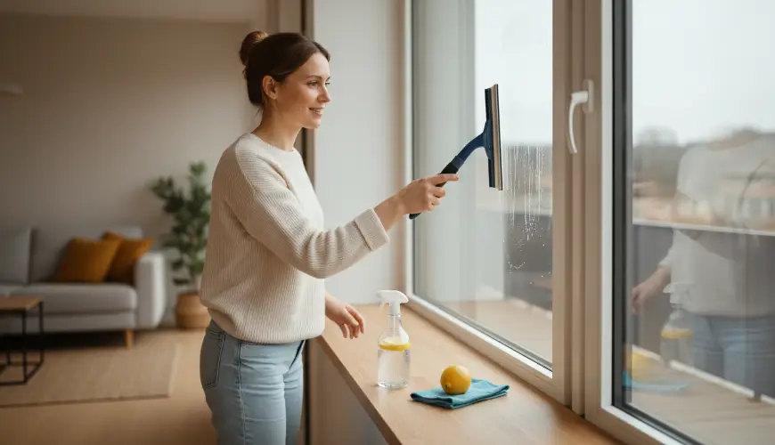 Prueba este sencillo truco para conseguir ventanas brillantes sin rayas