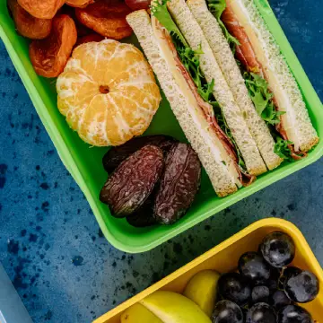 Envases y recipientes para la merienda o el almuerzo